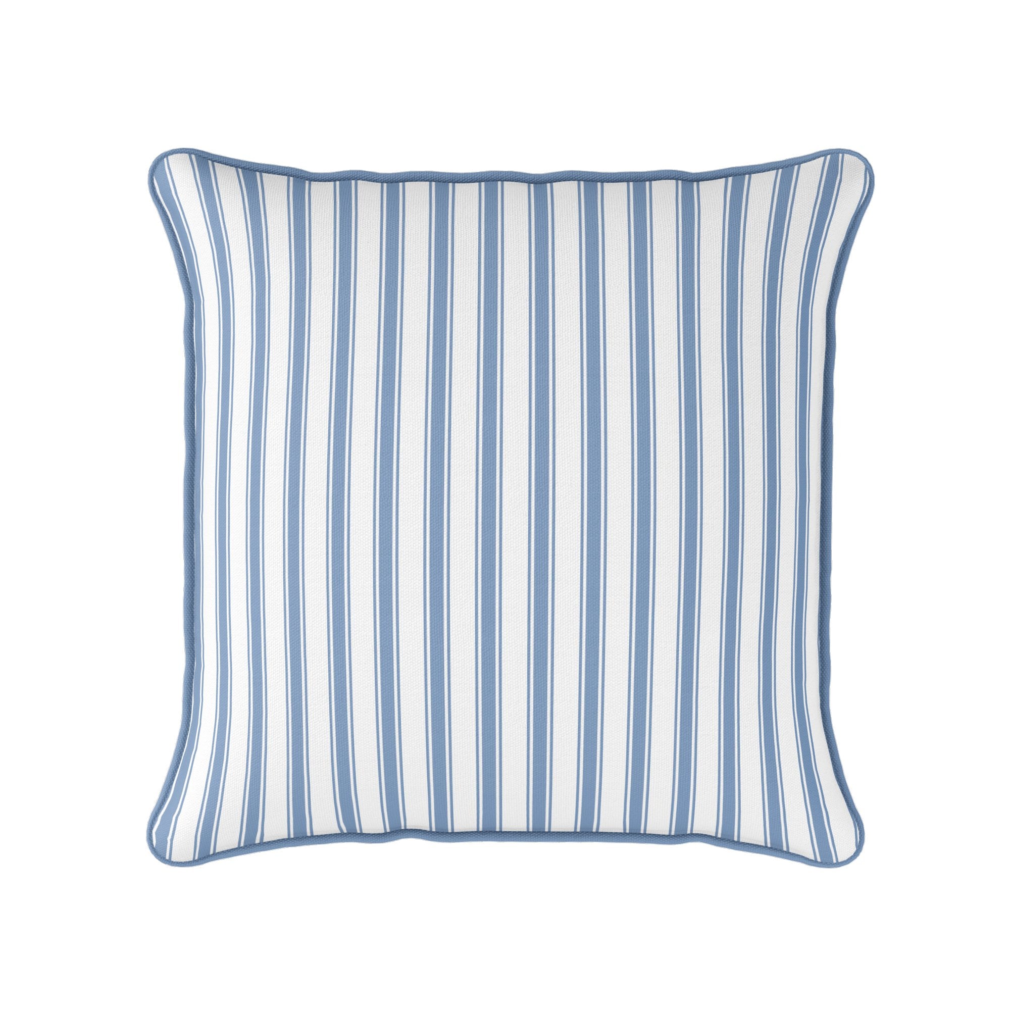 Regatta Stripe Cushion - Blues - Hydrangea Lane Home