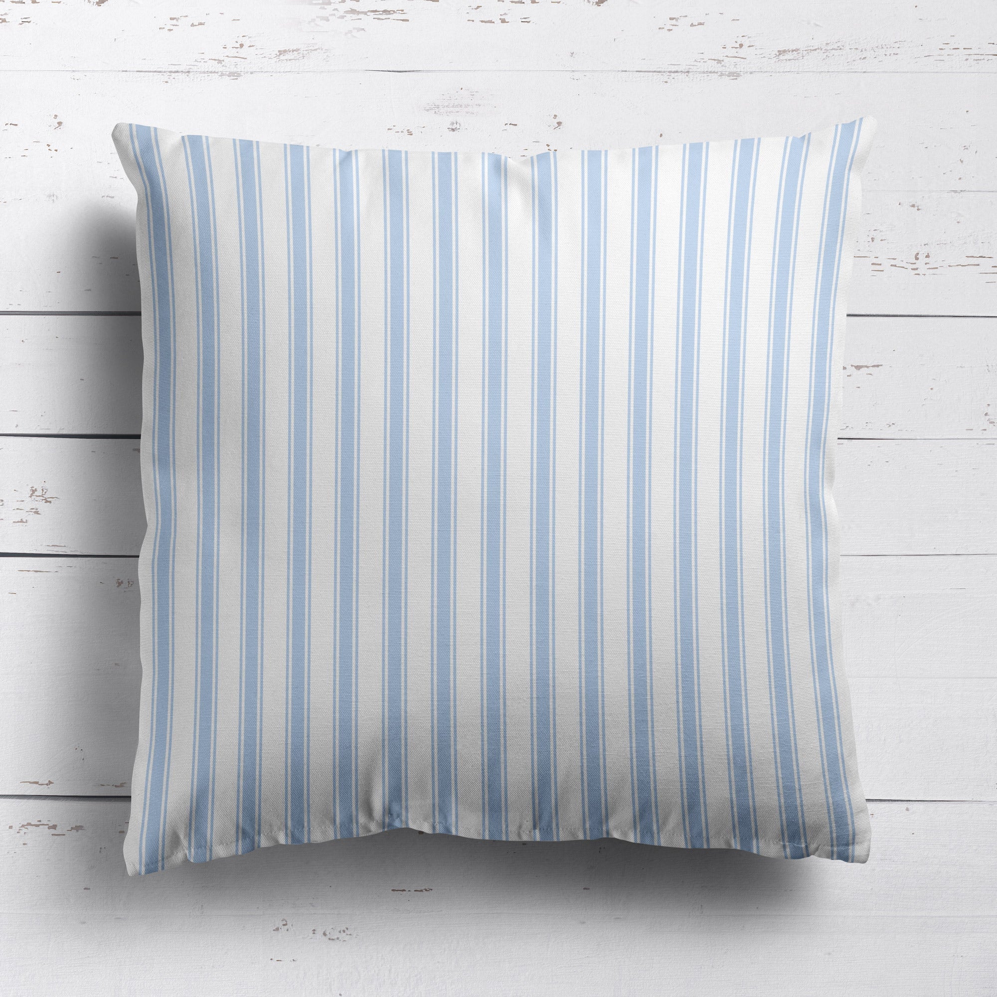 Regatta Stripe Cushion - Blues - Hydrangea Lane Home