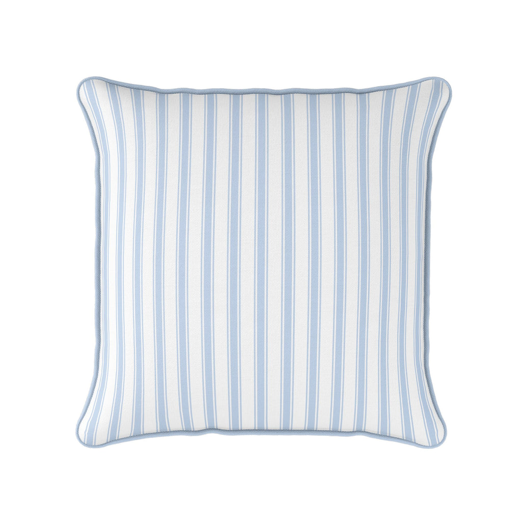 Regatta Stripe Cushion - Blues - Hydrangea Lane Home