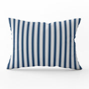 Regatta Stripe Cushion - Blues - Hydrangea Lane Home