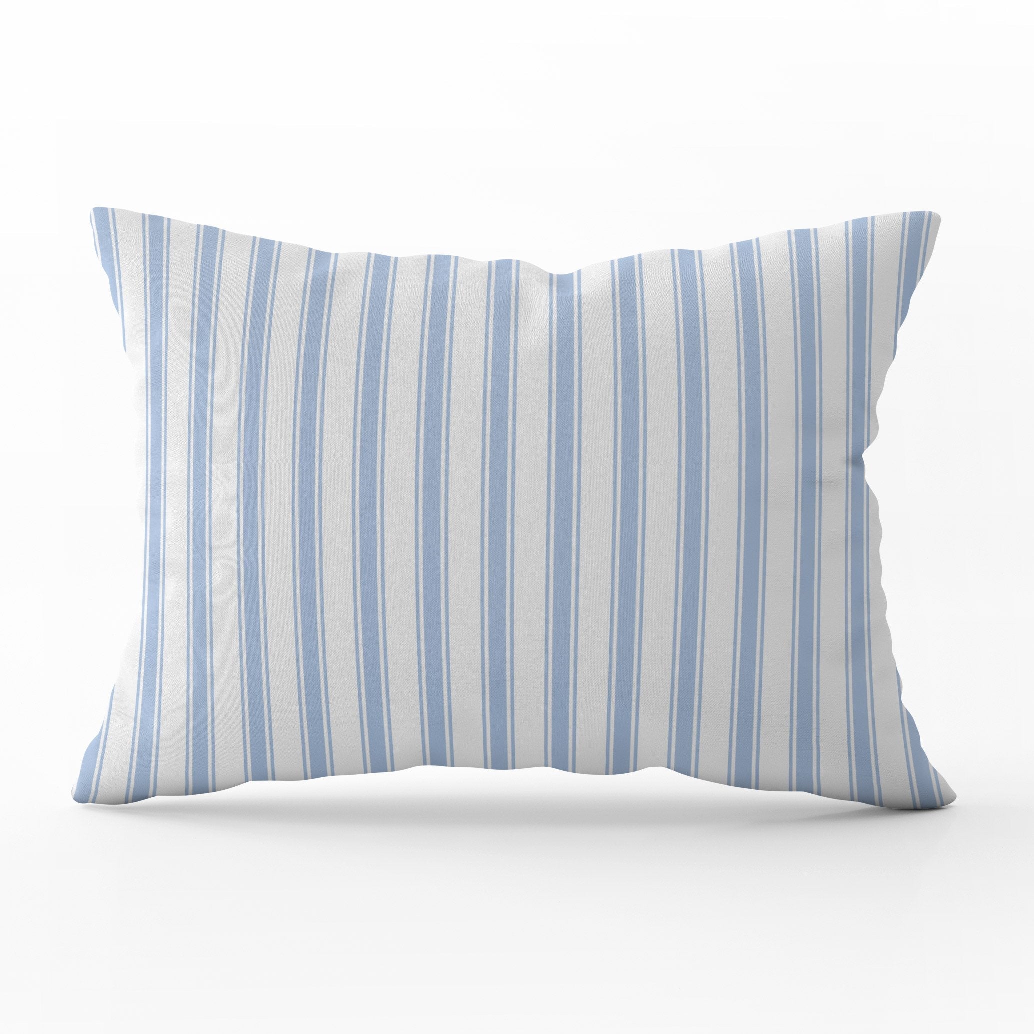 Regatta Stripe Cushion - Blues - Hydrangea Lane Home