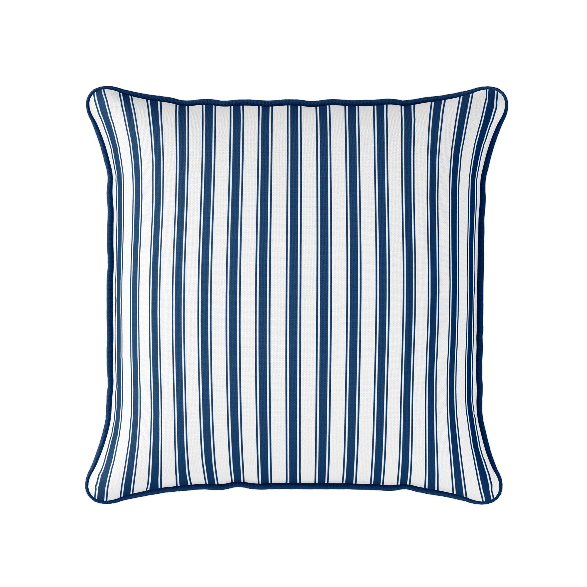 Regatta Stripe Cushion - Blues - Hydrangea Lane Home
