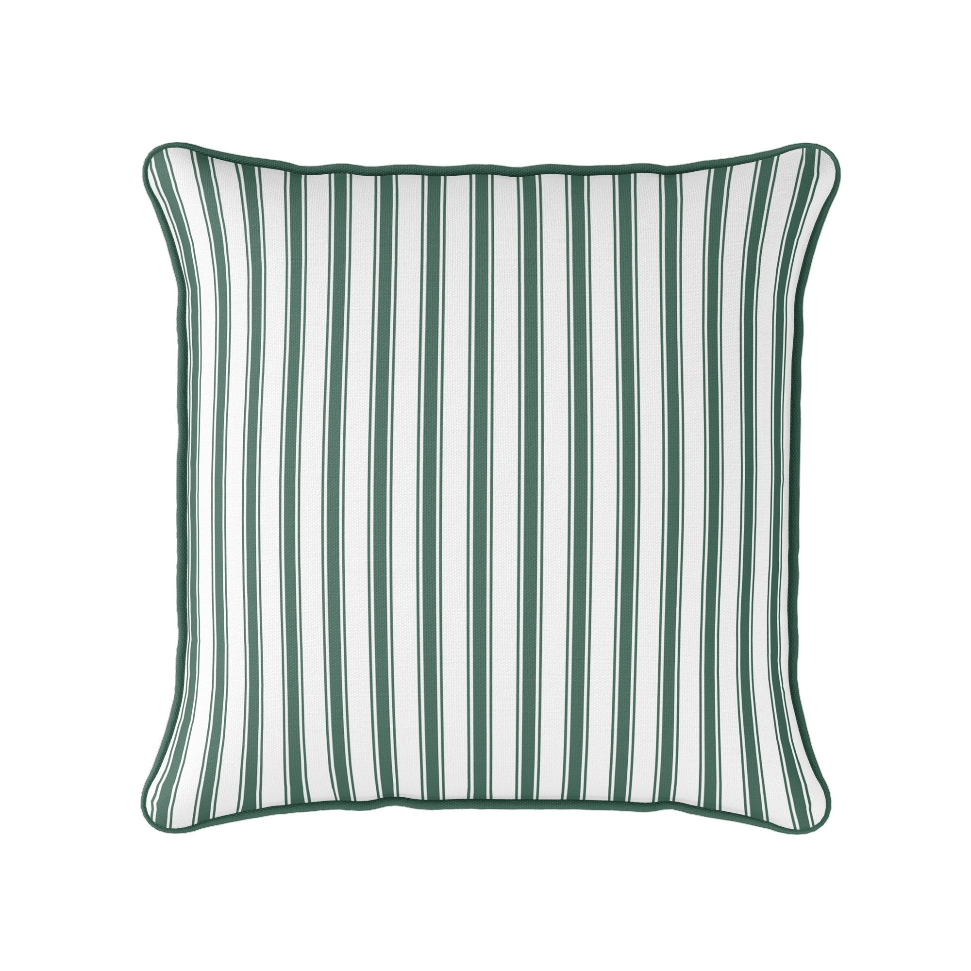 Regatta Stripe Cushion - Greens - Hydrangea Lane Home