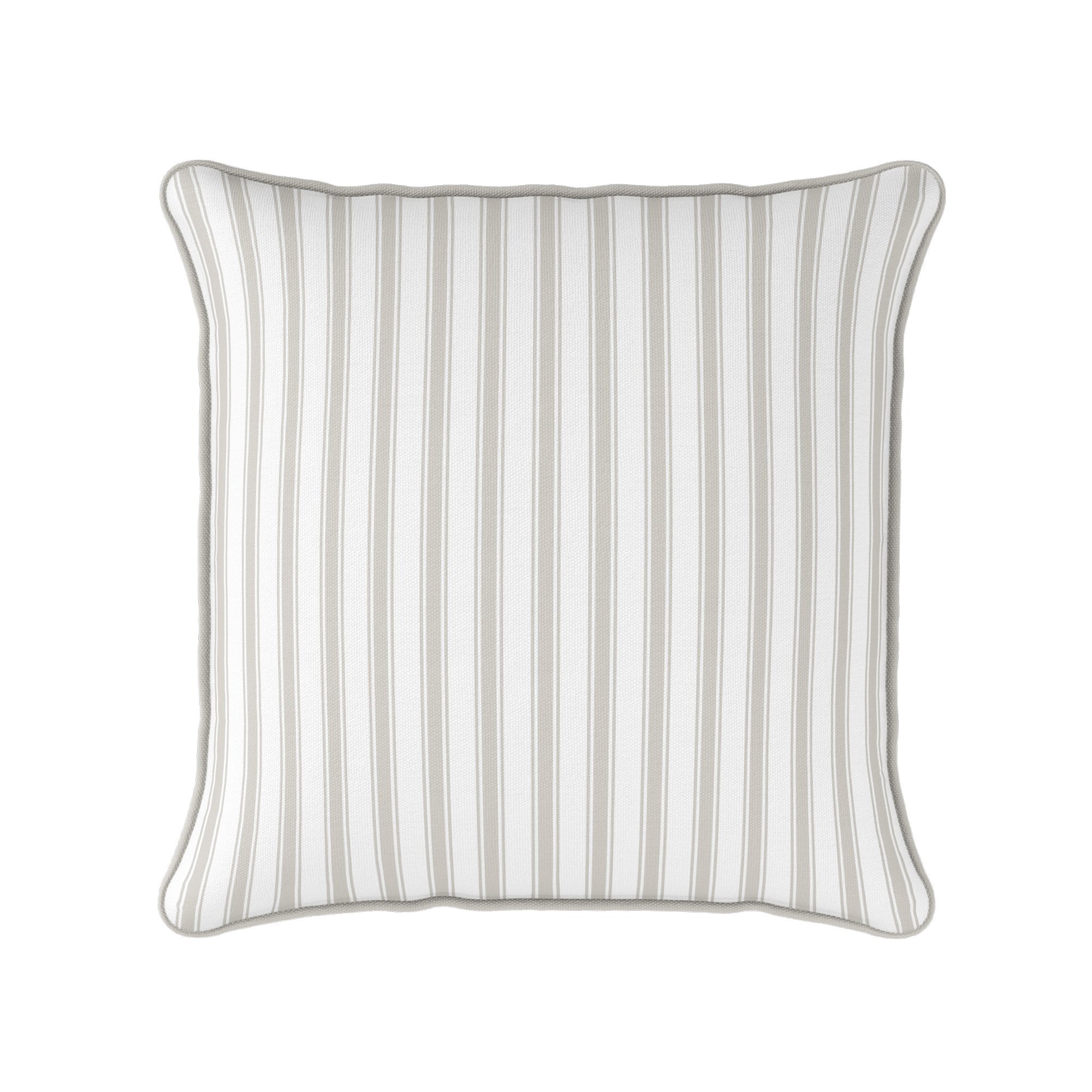 Regatta Stripe Cushion - Neutrals - Hydrangea Lane Home