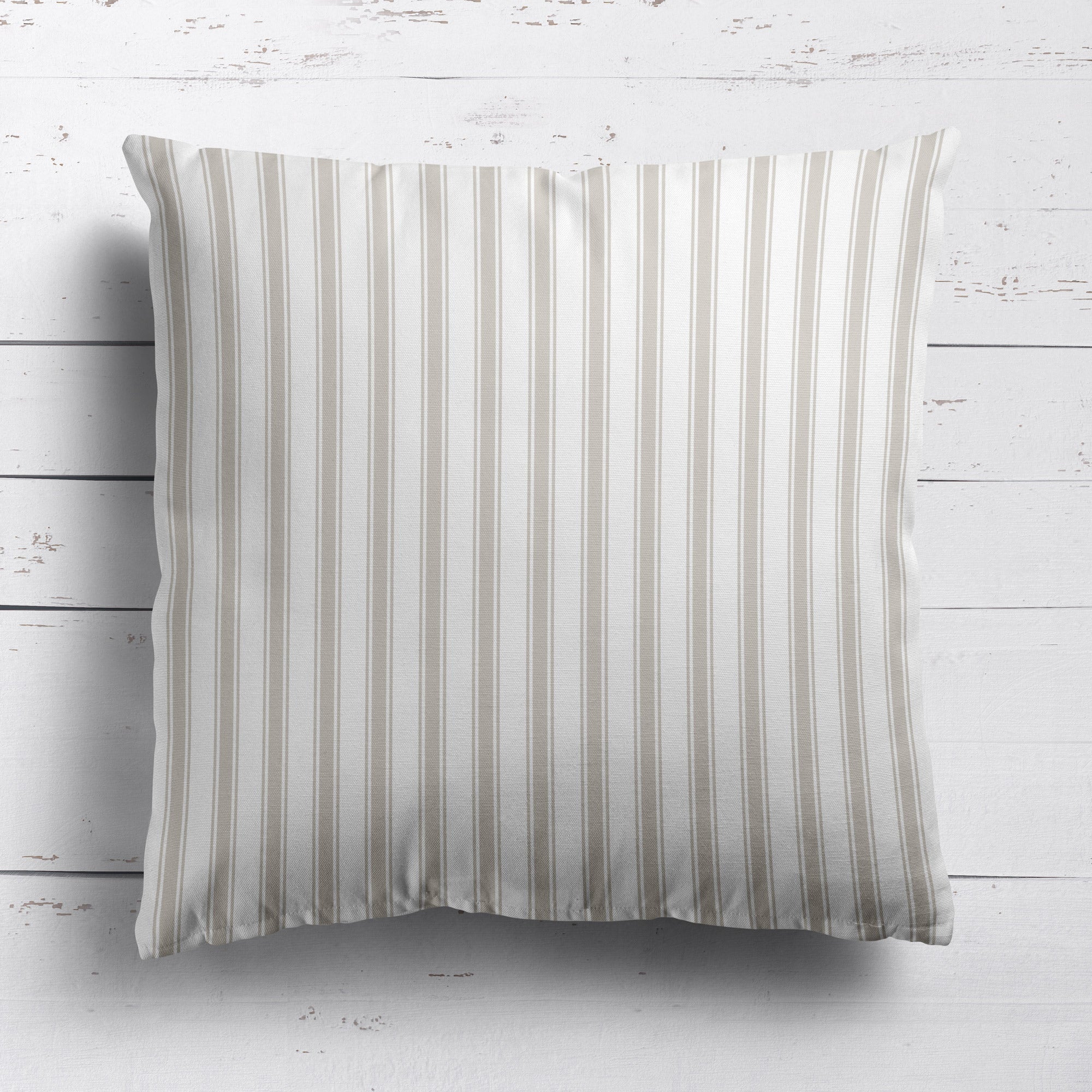 Regatta Stripe Cushion - Neutrals - Hydrangea Lane Home