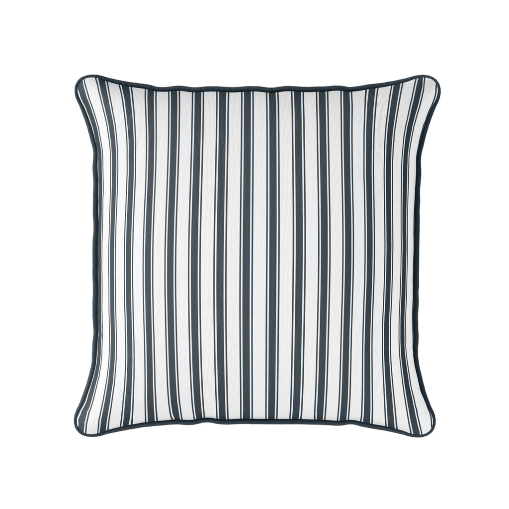 Regatta Stripe Cushion - Neutrals - Hydrangea Lane Home