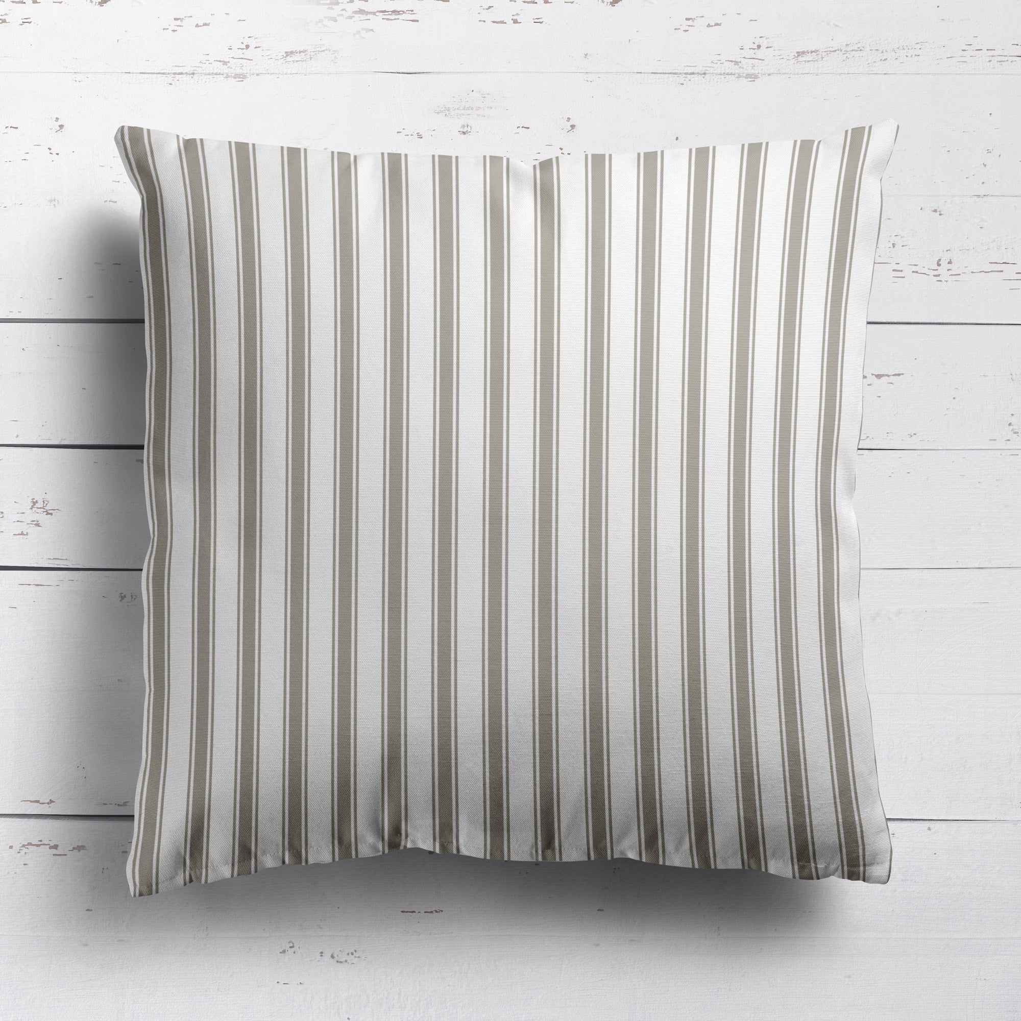 Regatta Stripe Cushion - Neutrals - Hydrangea Lane Home