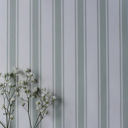 Regatta Stripe Fabric - Eau De Nil - Hydrangea Lane Home