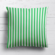 Regatta Stripe Fabric - Emerald - Hydrangea Lane Home