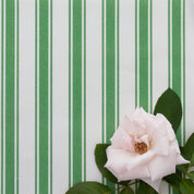 Regatta Stripe Fabric - Emerald - Hydrangea Lane Home