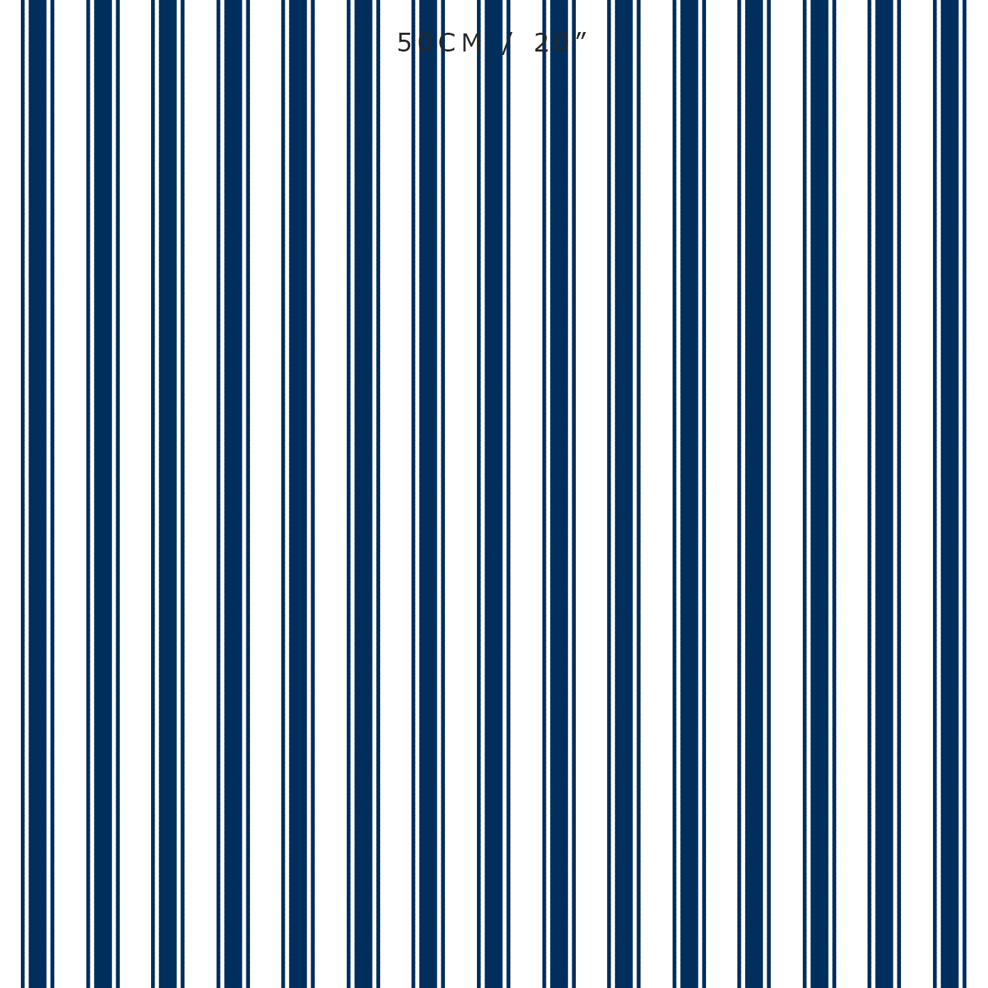 Regatta Stripe Fabric - Navy - Hydrangea Lane Home