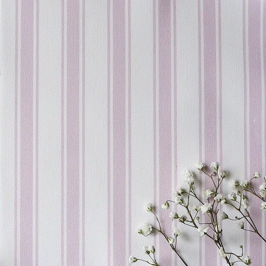 Regatta Stripe Fabric - Peony - Hydrangea Lane Home