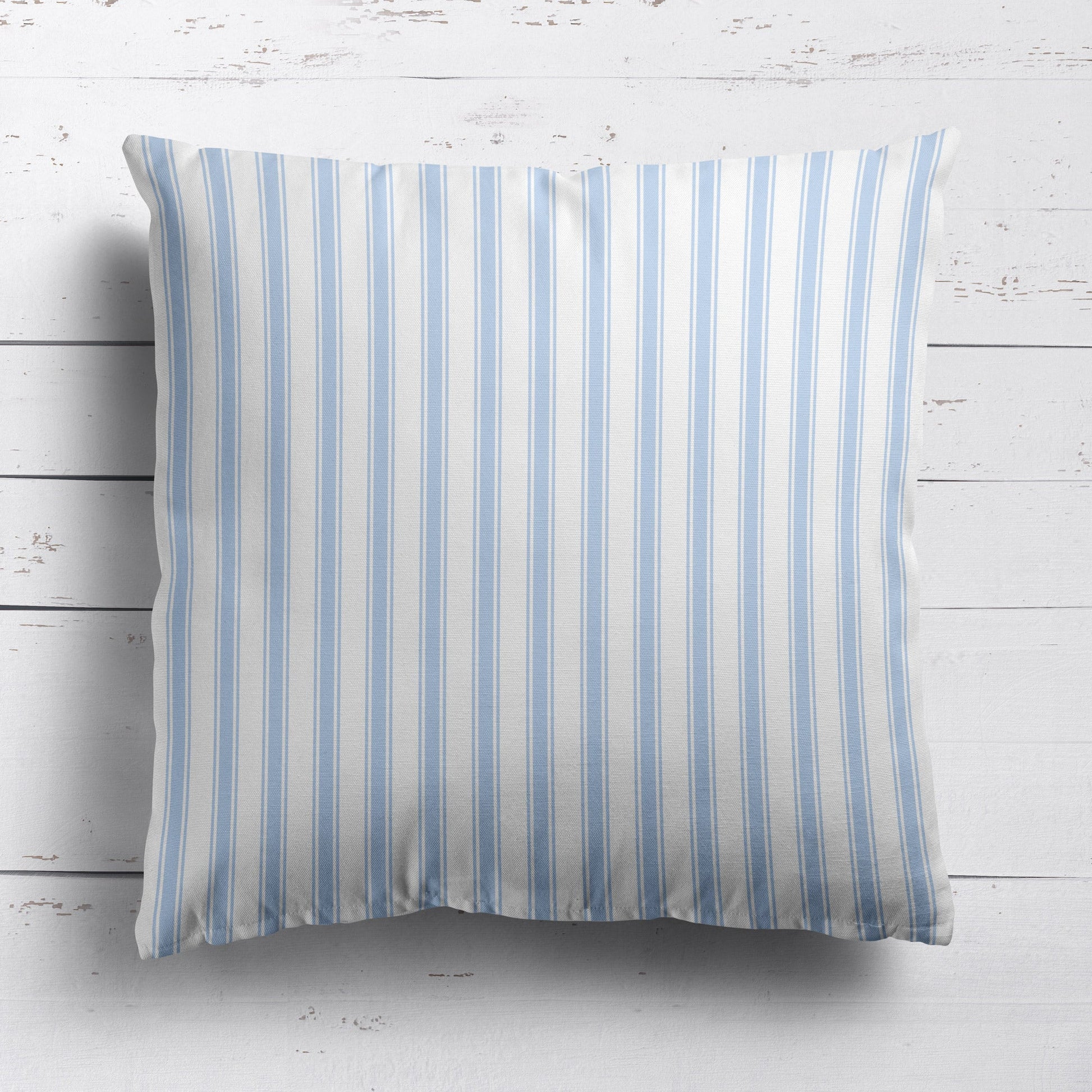 Regatta Stripe Fabric - Serenity - Hydrangea Lane Home