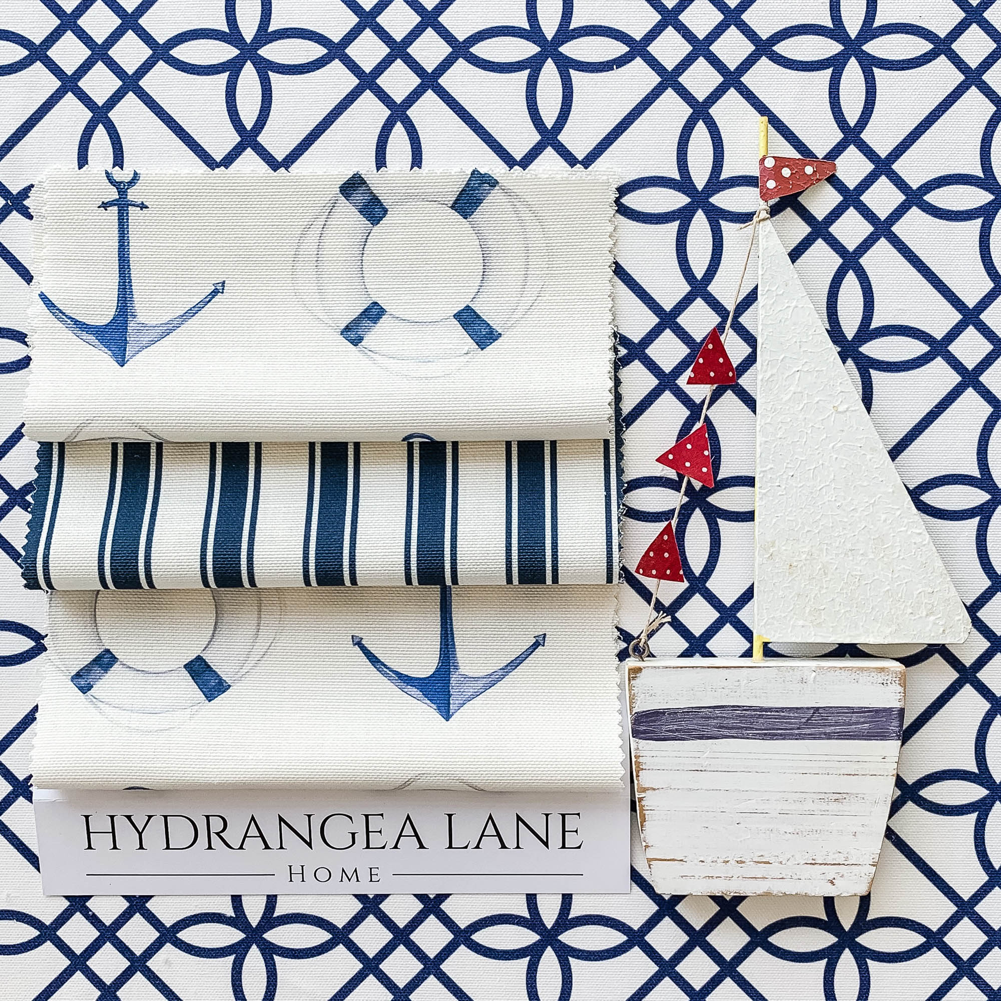 Sail Away Fabric - Hydrangea Lane Home