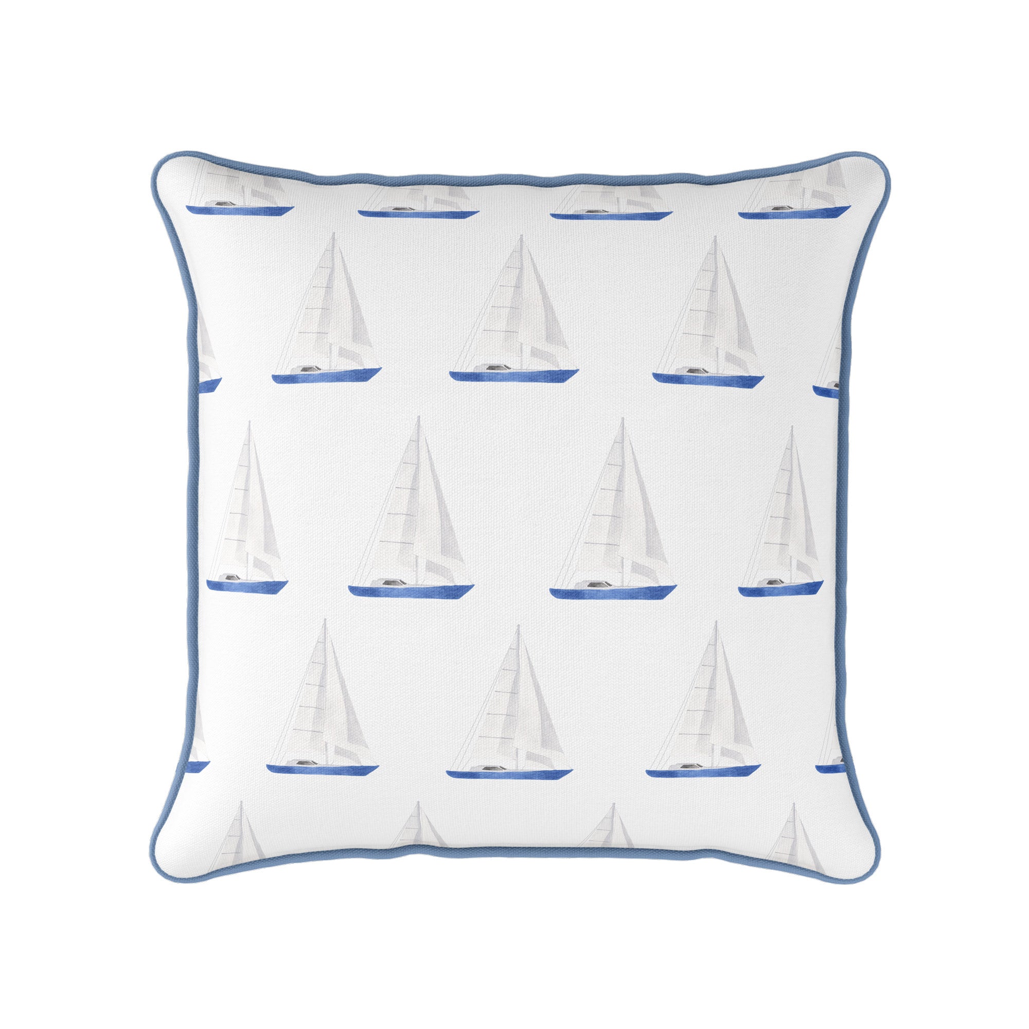 Sail Boat Cushion - Hydrangea Lane Home