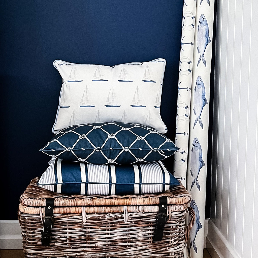 Sail Boat Cushion - Hydrangea Lane Home
