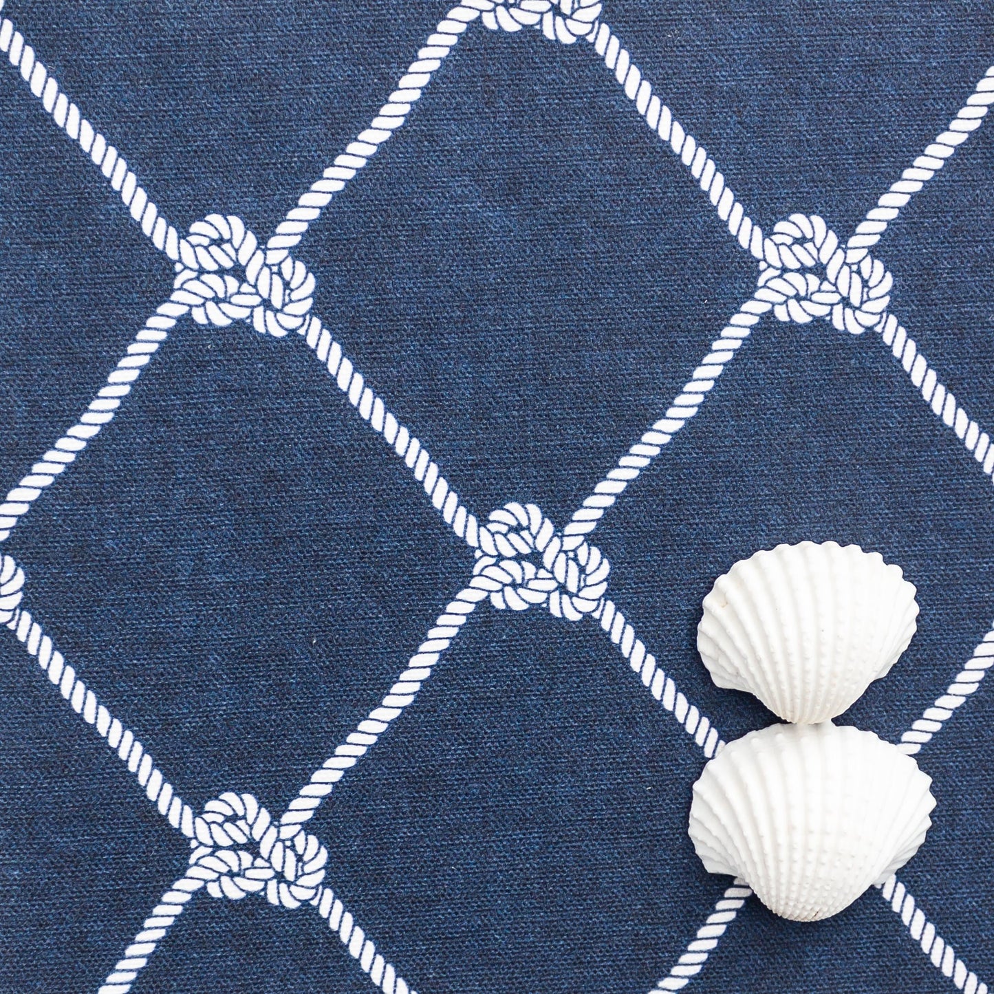 Sailing Rope Fabric - Dark Navy - Hydrangea Lane Home