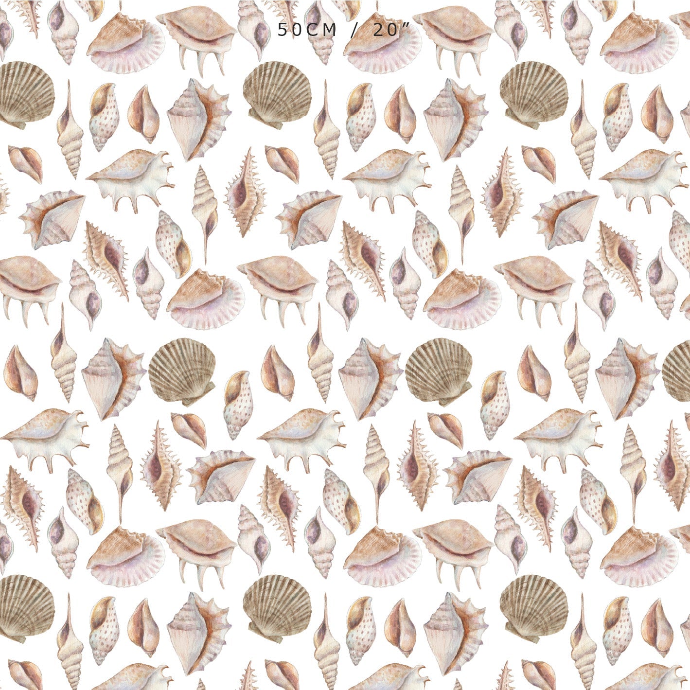 Seashells Fabric - Hydrangea Lane Home