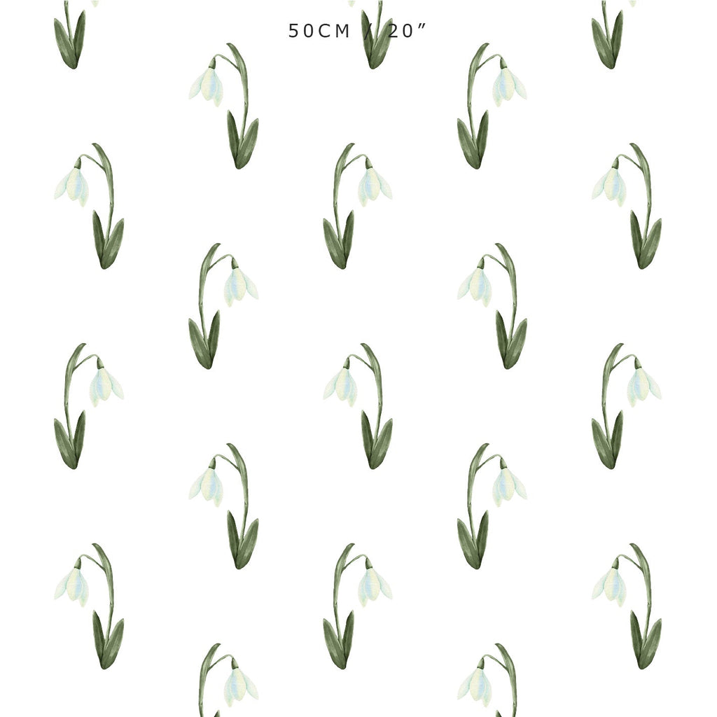 Snow Drops Fabric - Hydrangea Lane Home