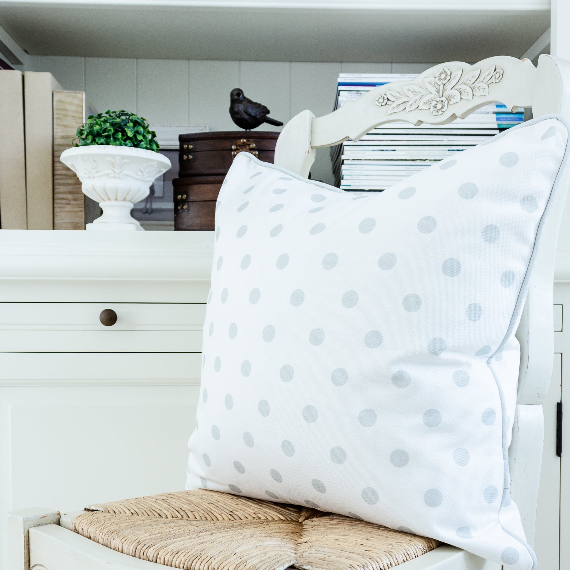 Spotty Day Cushion - Greens - Hydrangea Lane Home