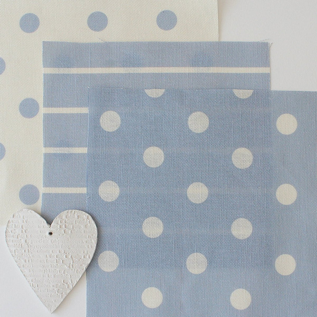 Spotty Day Fabric - Cornflower - Hydrangea Lane Home