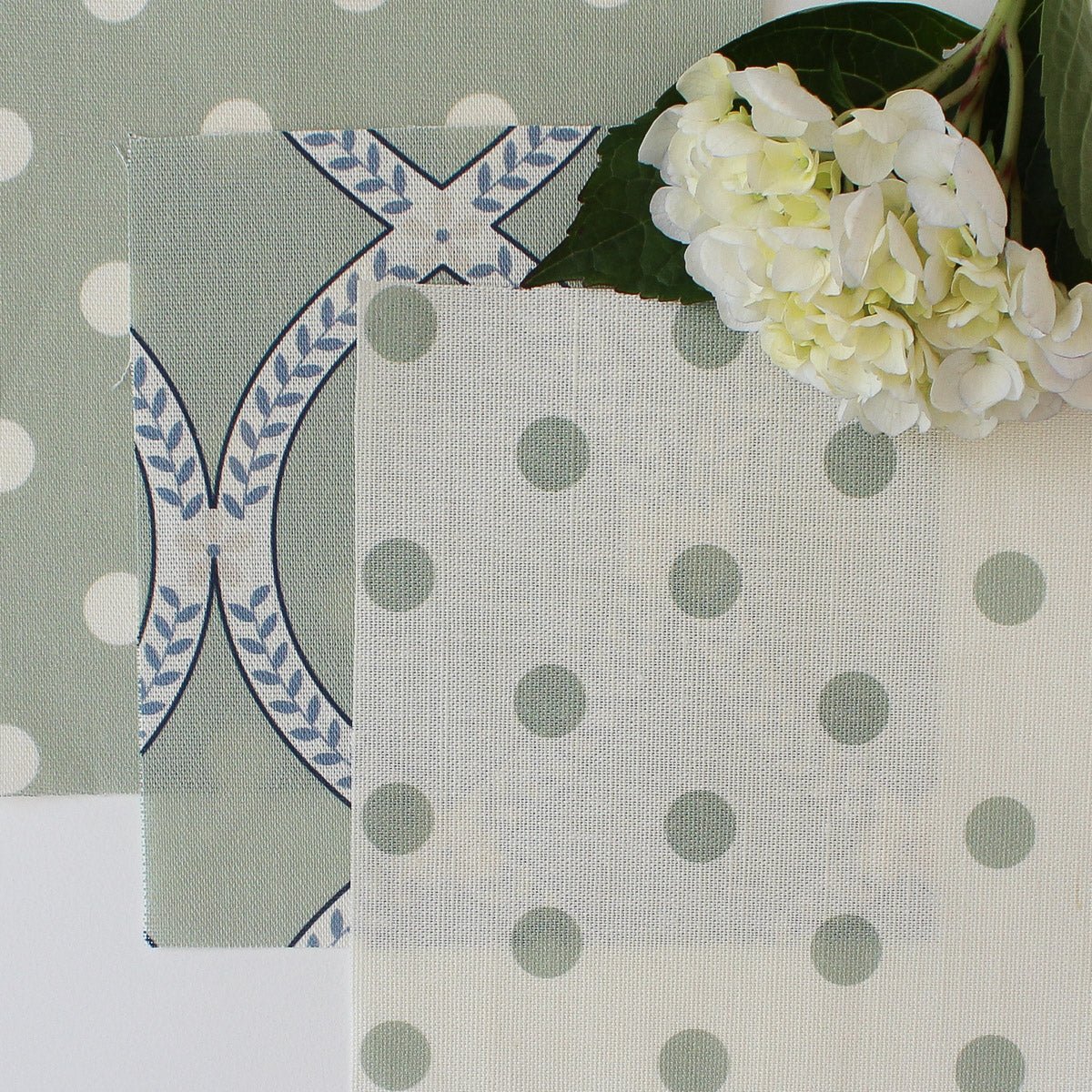 Spotty Day Fabric - Eau De Nil - Hydrangea Lane Home