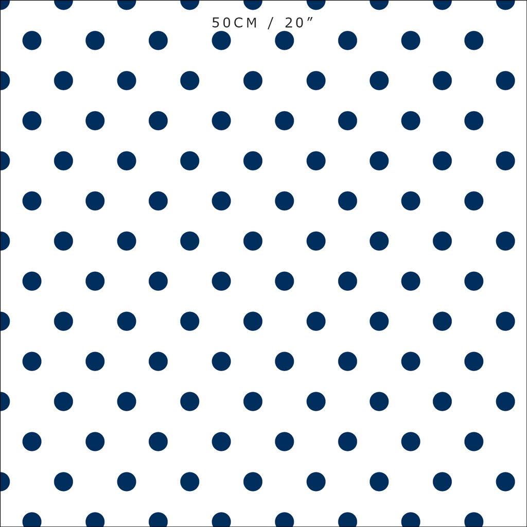 Spotty Day Fabric - Navy - Hydrangea Lane Home