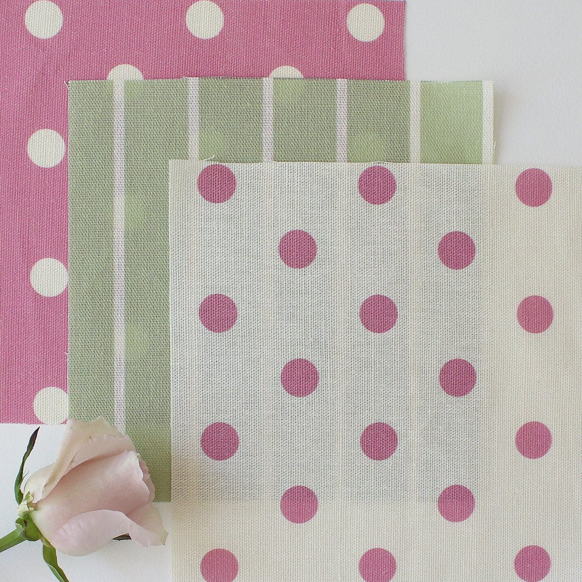 Spotty Day Fabric - Tickled Pink - Hydrangea Lane Home