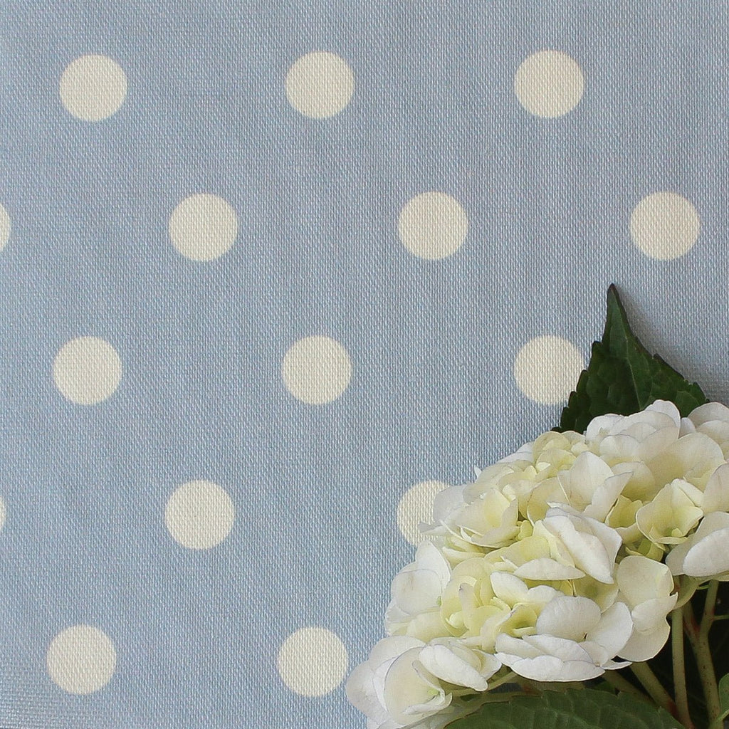 Spotty Day Reverse Fabric - Cornflower - Hydrangea Lane Home