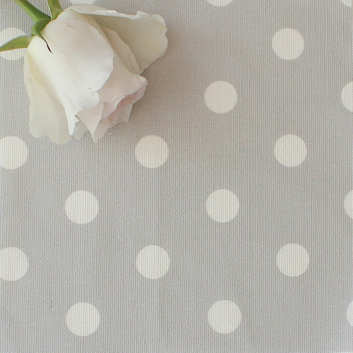 Spotty Day Reverse Fabric - Dove - Hydrangea Lane Home