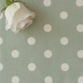Spotty Day Reverse Fabric - Eau De Nil - Hydrangea Lane Home