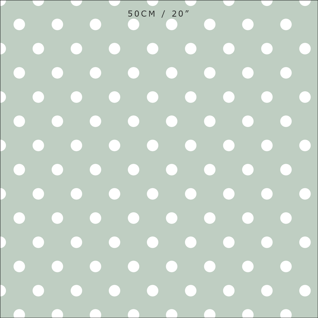 Spotty Day Reverse Fabric - Eau De Nil - Hydrangea Lane Home