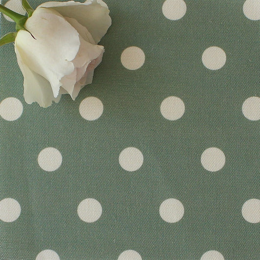 Spotty Day Reverse Fabric - Eucalyptus - Hydrangea Lane Home