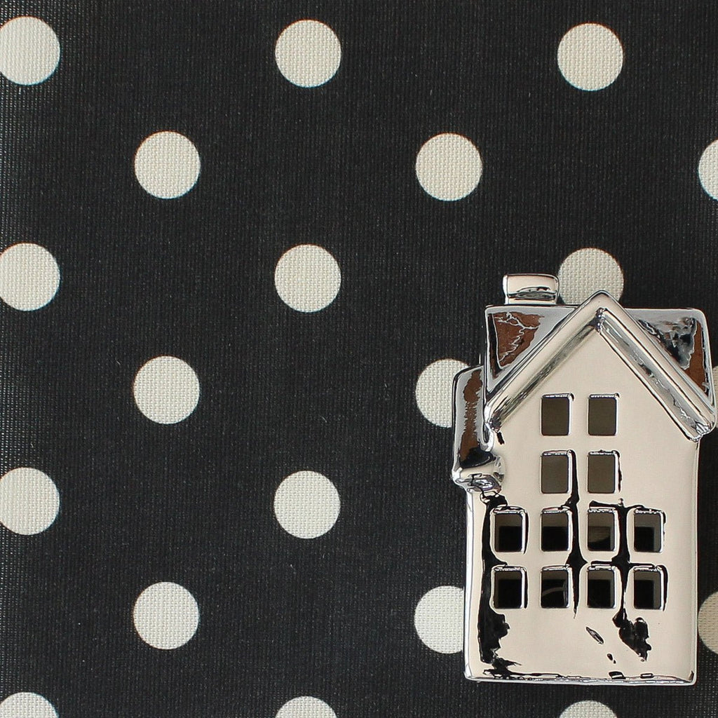 Spotty Day Reverse Fabric - Graphite - Hydrangea Lane Home