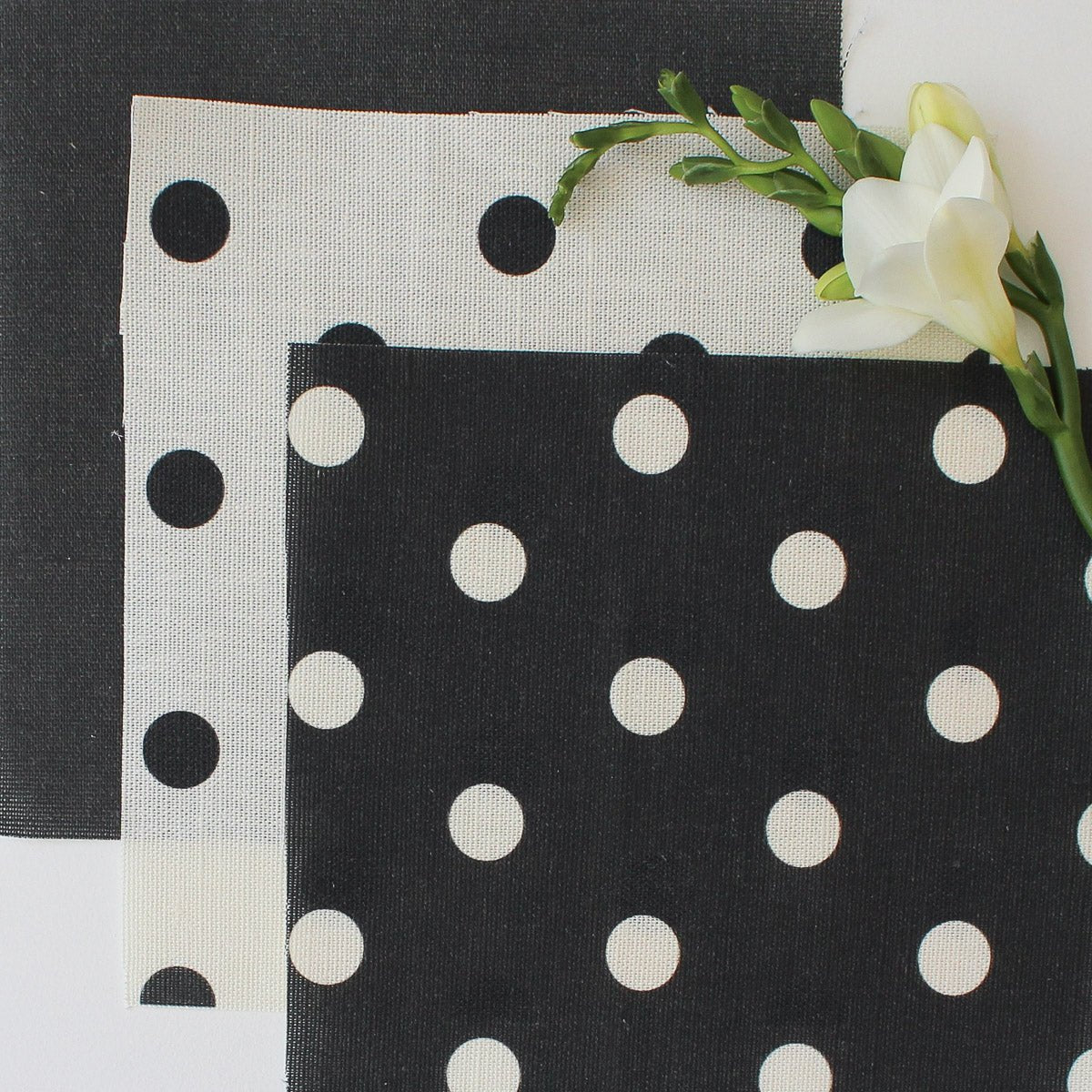 Spotty Day Reverse Fabric - Graphite - Hydrangea Lane Home