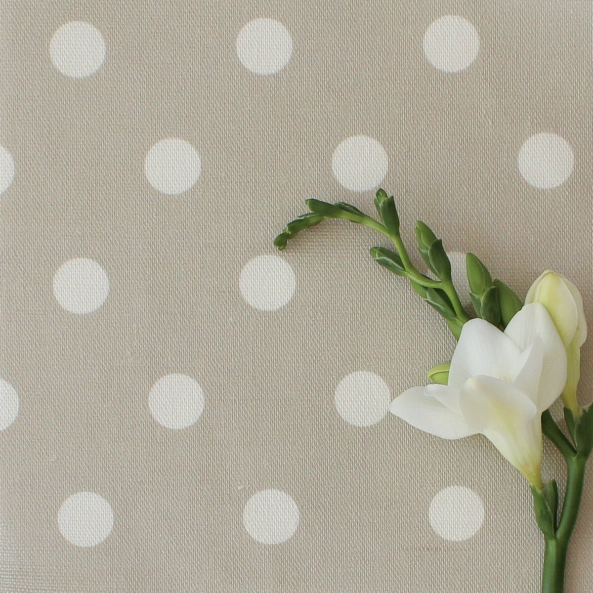 Spotty Day Reverse Fabric - Linen - Hydrangea Lane Home