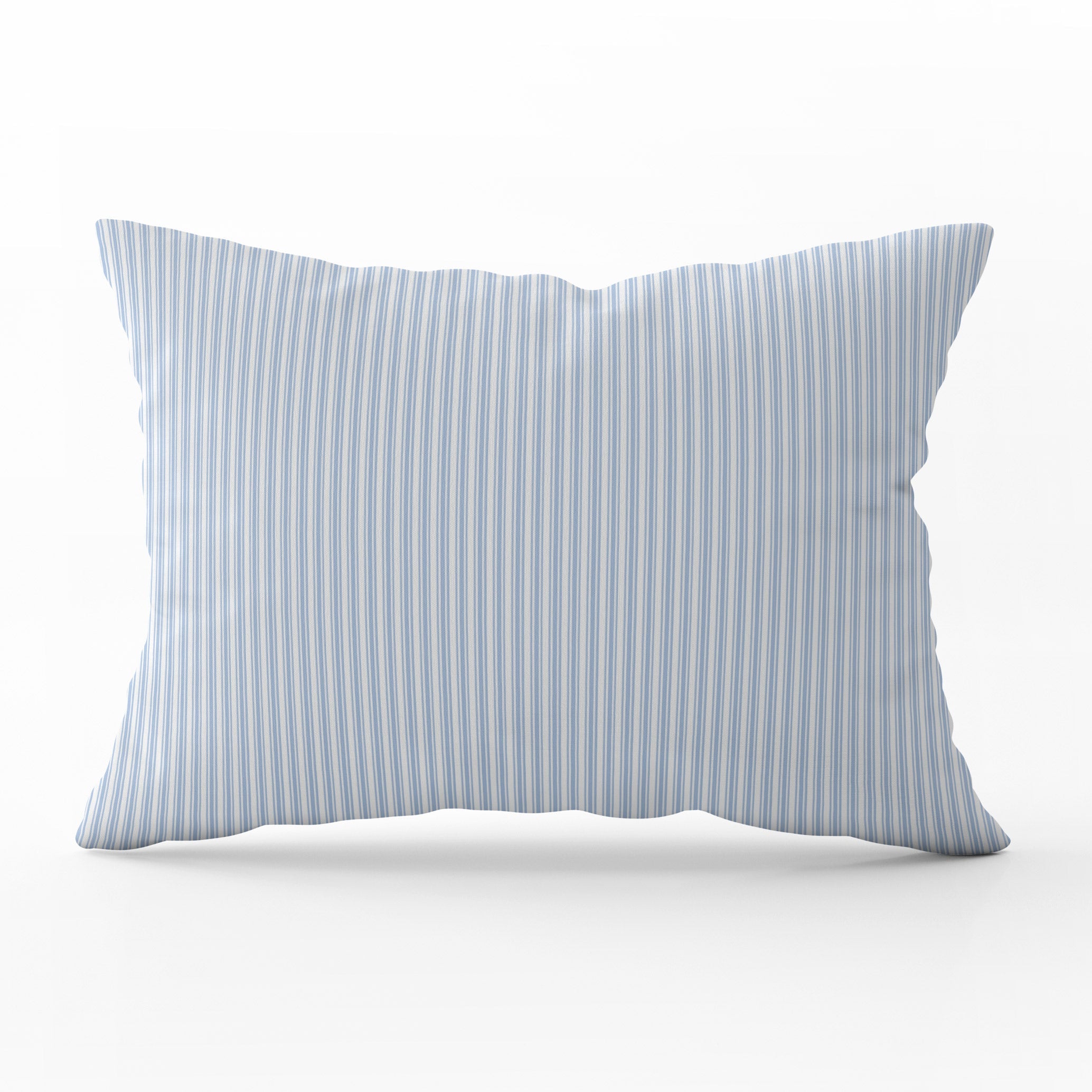 Ticking Stripe Cushion - Blues - Hydrangea Lane Home