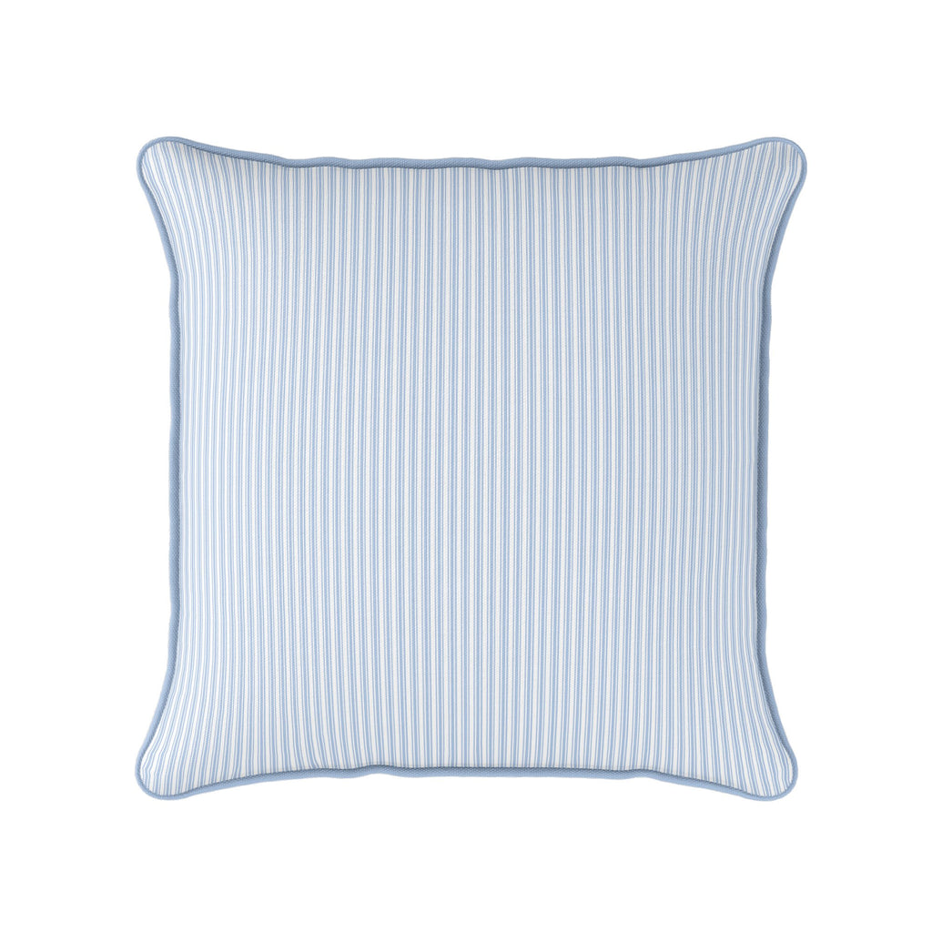 Ticking Stripe Cushion - Blues - Hydrangea Lane Home