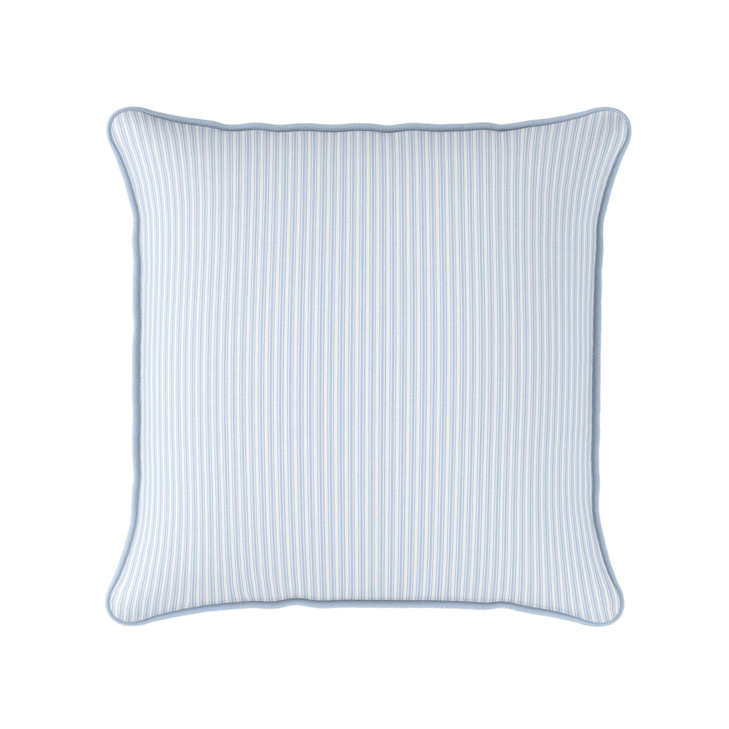 Ticking Stripe Cushion - Blues - Hydrangea Lane Home