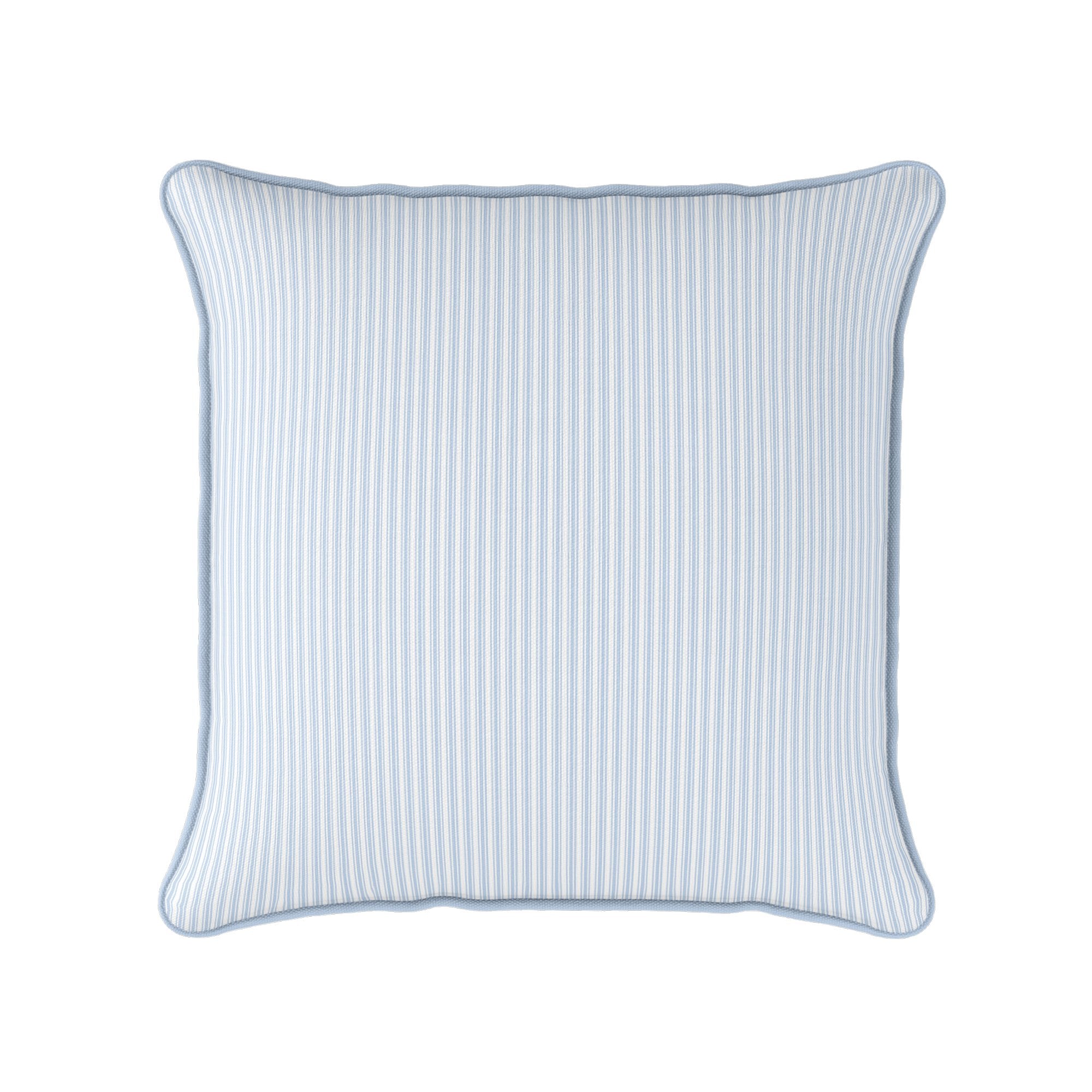 Ticking Stripe Cushion - Blues - Hydrangea Lane Home