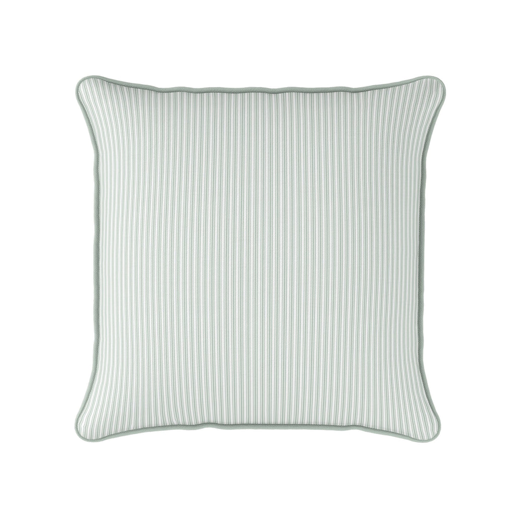 Ticking Stripe Cushion - Greens - Hydrangea Lane Home