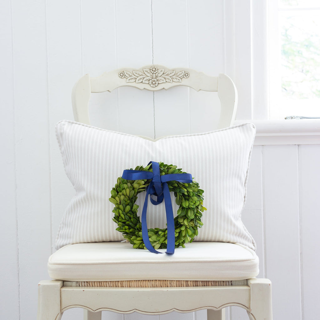 Ticking Stripe Cushion - Neutrals - Hydrangea Lane Home