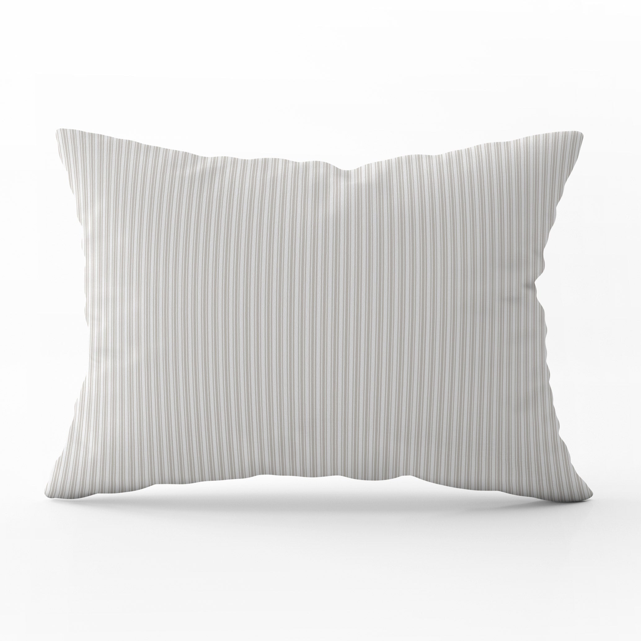 Ticking Stripe Cushion - Neutrals - Hydrangea Lane Home