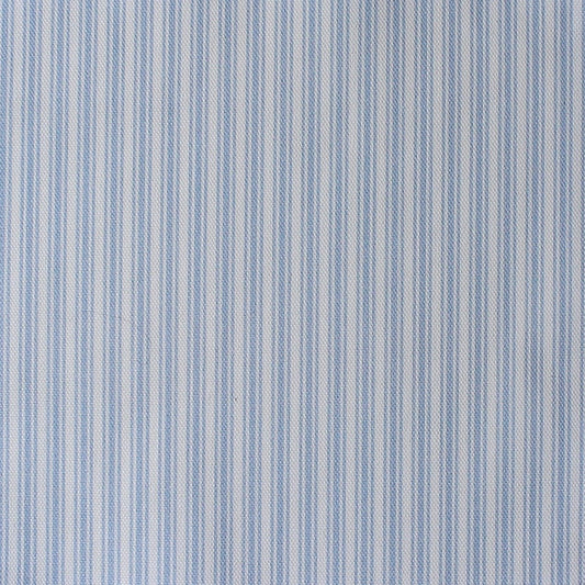 Ticking Stripe Fabric - Cornflower - Hydrangea Lane Home