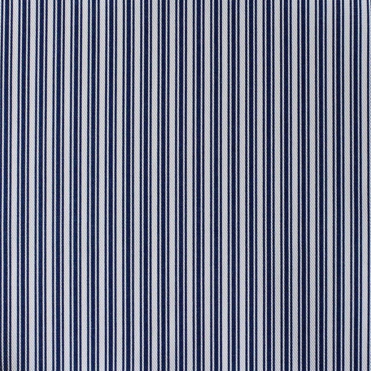 Ticking Stripe Fabric - Navy - Hydrangea Lane Home