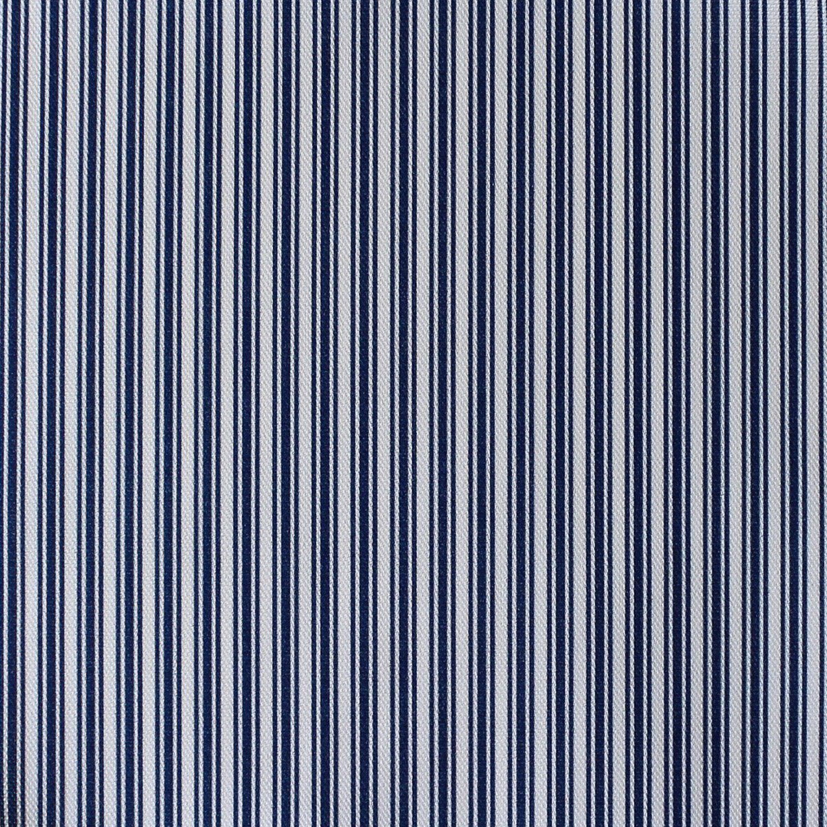 Ticking Stripe Fabric - Navy - Hydrangea Lane Home