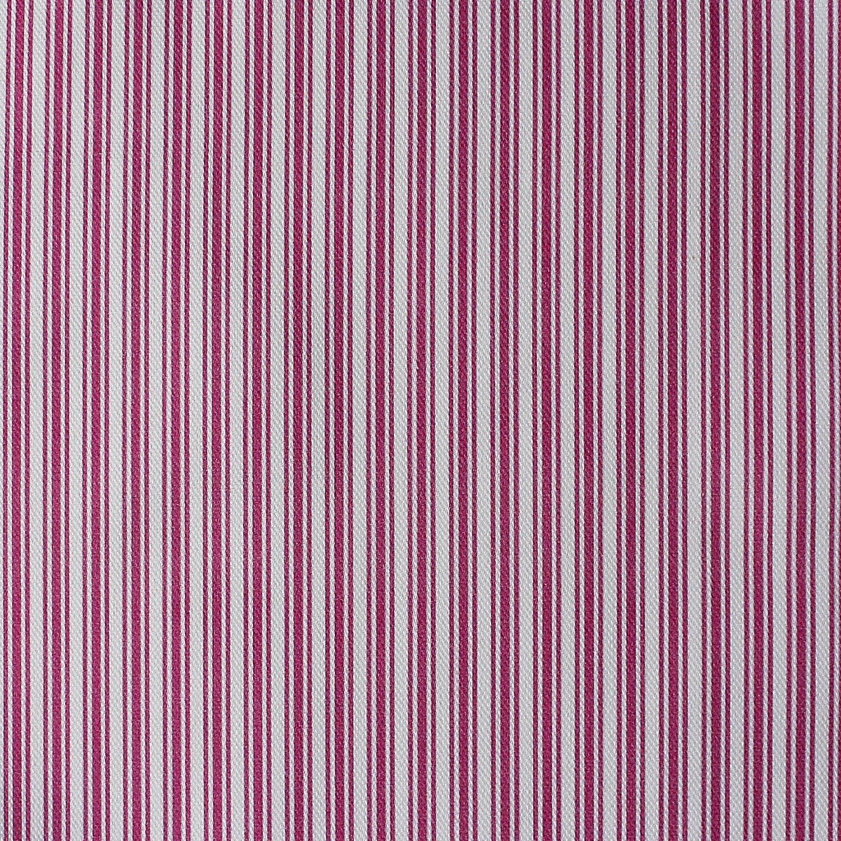 Ticking Stripe Fabric - Raspberry - Hydrangea Lane Home