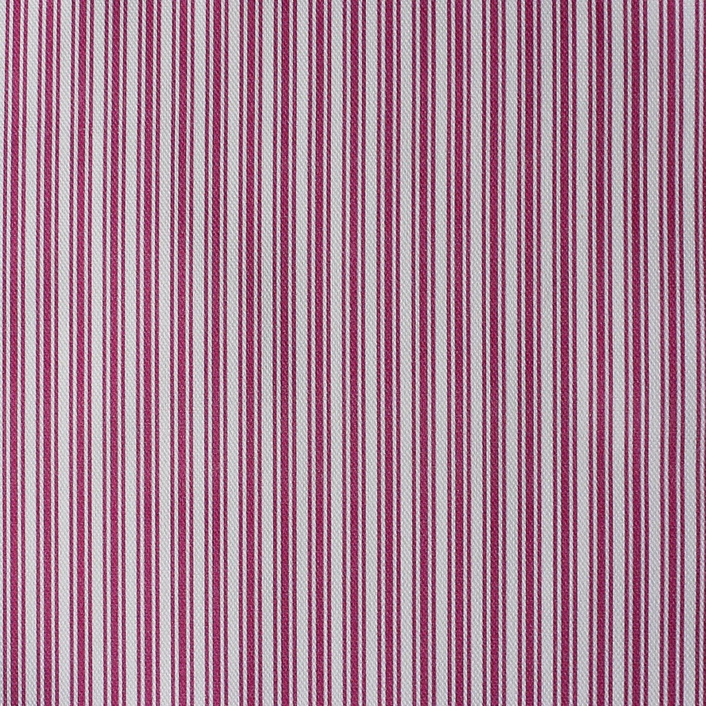 Ticking Stripe Fabric - Raspberry - Hydrangea Lane Home