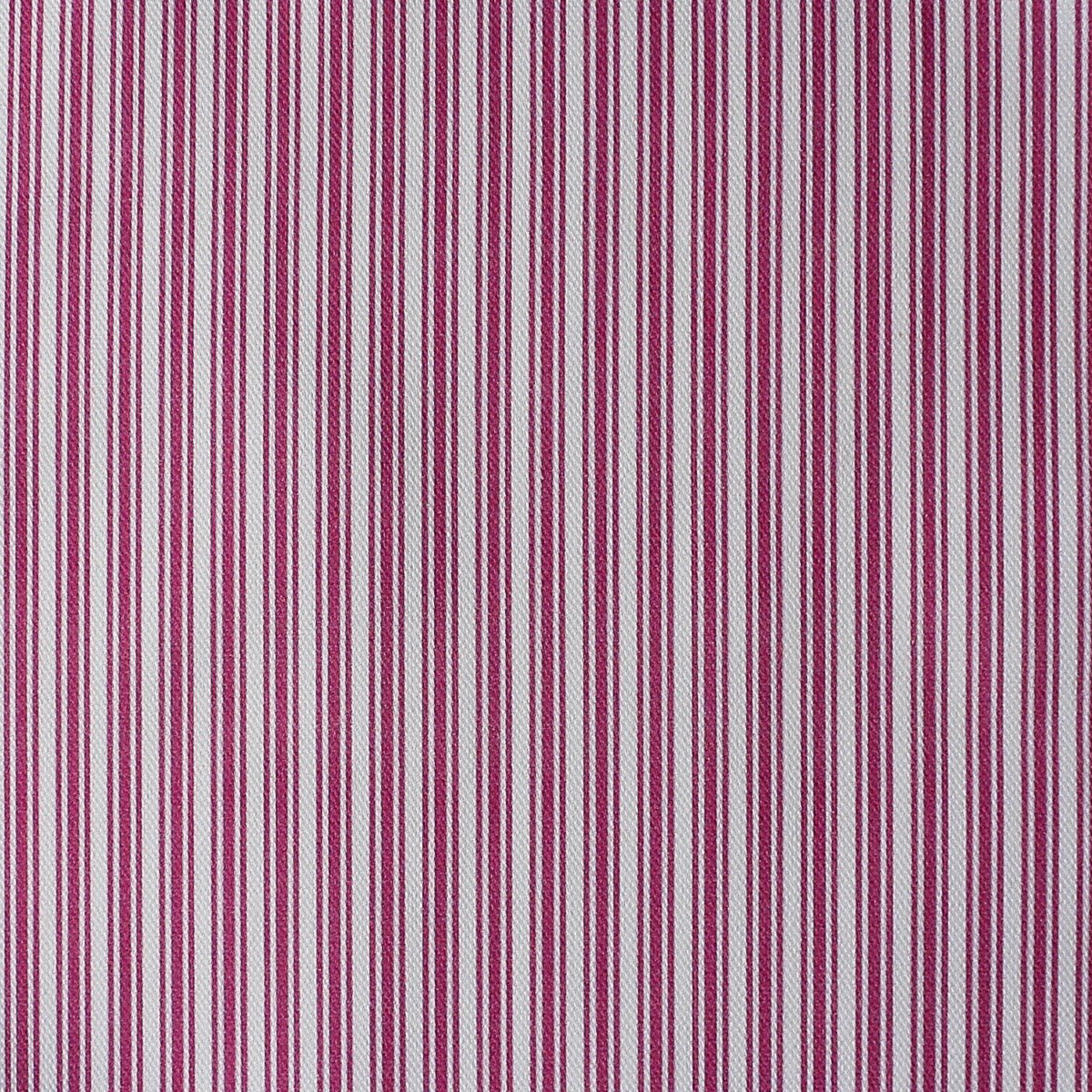 Ticking Stripe Fabric - Raspberry - Hydrangea Lane Home