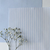 Ticking Stripe Fabric - Serenity - Hydrangea Lane Home